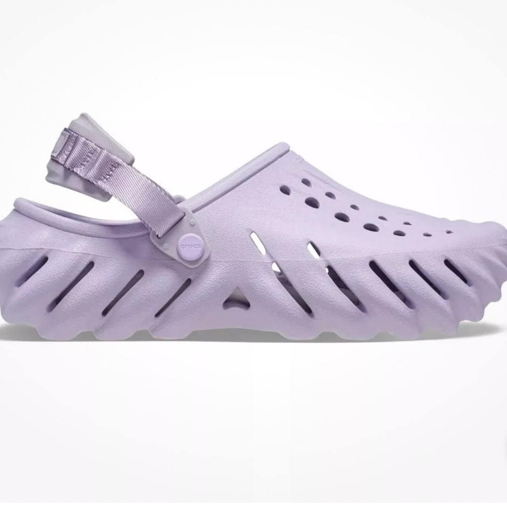 NWT Women Unisex CROCS ECHO CLOG LAVENDER 207937 530